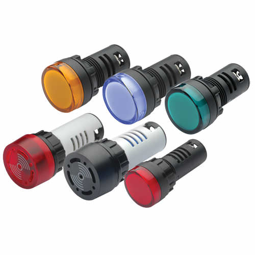 Buzzer antibatterico - E2S22D - E2S Warning Signals - IP65 / standard / con indicatore a LED