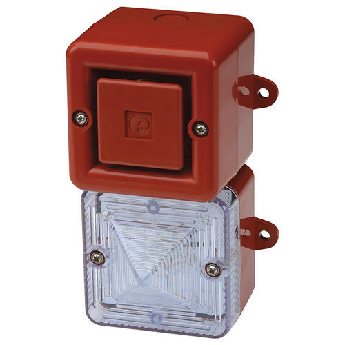 Clacson di allarme antincendio - AL100X - E2S Warning Signals - con luce allo xeno