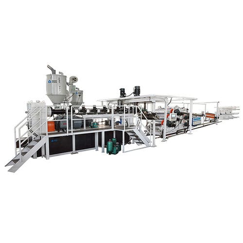 Linea di estrusione di lastre - JIANGSU BEIER MACHINERY CO.,LTD - per termoplastici