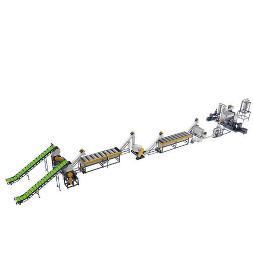 Unità di riciclaggio PET - JIANGSU BEIER MACHINERY CO.,LTD - per PE / per materie plastiche / per sacchi