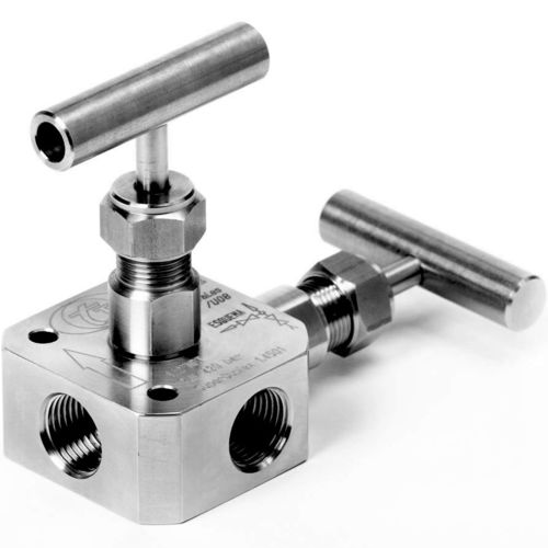 Manifold a 2 vie - MB-1.2 series  - TECVAL, S.L. - in acciaio inossidabile / di arresto