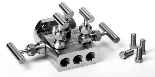 Manifold a 5 vie - MB-2.5DT - TECVAL, S.L. - in acciaio inossidabile / ad alta pressione
