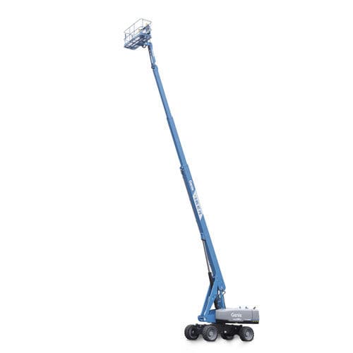 Piattaforma telescopica ibrida - S®-85 XC™ FE - Genie - su ruota / semovente / per cantiere