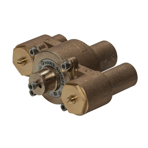 Valvola termostatica di regolazione della temperatura - 9201EFE AXION® - Haws AG - Headquarters for Europe, Middle East and - in ottone / per acqua / a 3 vie
