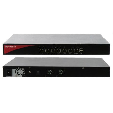 Piattaforma di sicurezza di rete Intel® Atom D525 - AR-R6006  - Acrosser Technology - firewall