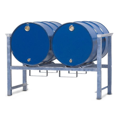 Scaffalatura per magazzino di stoccaggio - 114535W - DENIOS - per fusti / in acciaio galvanizzato