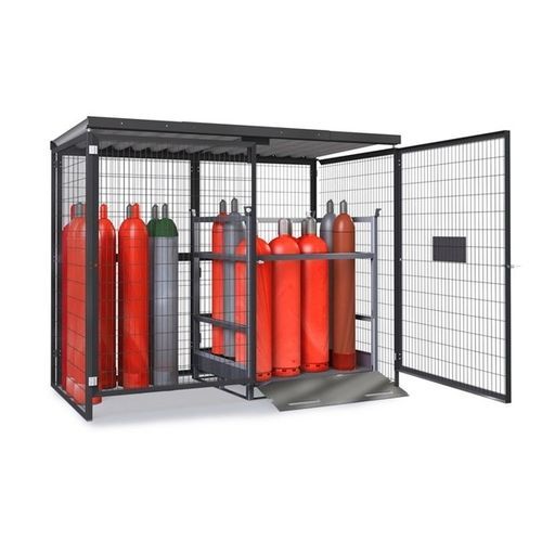 Armadio di stoccaggio - 256861W - DENIOS - di sicurezza / con piedi / a porte battenti