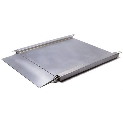 Bilancia a piattaforma con profilo basso - LPS-CX series - Soc Coop Bilanciai - con monitor separato / in acciaio inossidabile / IP67
