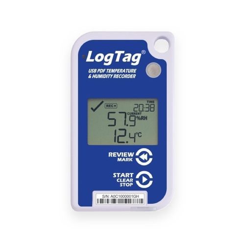 Data logger di temperatura e umidità - UHADO-16 - Logtag - USB / WiFi / con display LCD
