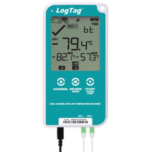 Data logger di temperatura - UTREL30-WIFI - Logtag - senza fili / in linea / con display LCD