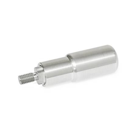 Impugnatura tubolare - GN 798.4 - Otto Ganter GmbH & Co. KG - per porta / in acciaio inossidabile / cilindrica
