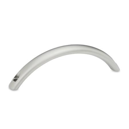 Impugnatura staffa - GN 565.9 - Otto Ganter GmbH & Co. KG - per porta / in acciaio inossidabile / curva