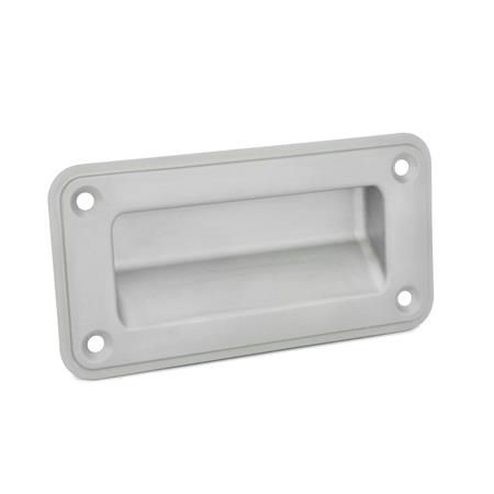 Impugnatura filomuro - GN 7332 - Otto Ganter GmbH & Co. KG - in acciaio inossidabile / fissa