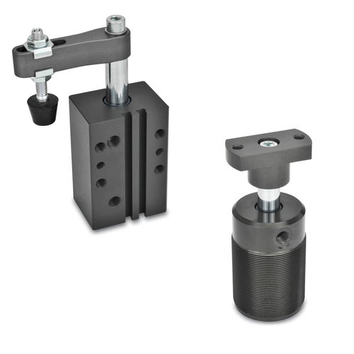 Dispositivi di serraggio rotante - GN 875 / GN 876 - Otto Ganter GmbH & Co. KG - pneumatico / per pezzi da lavorare