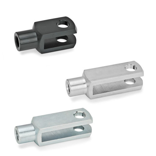 Testa di forcella in acciaio - DIN 71752 - Otto Ganter GmbH & Co. KG - in alluminio / in acciaio inossidabile
