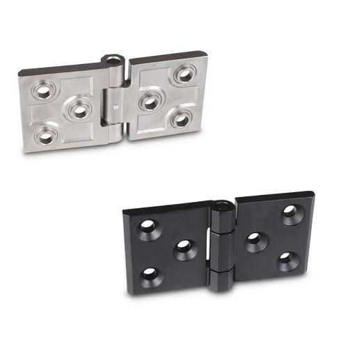 Cerniera in acciaio inossidabile - GN 237.3 - Otto Ganter GmbH & Co. KG - avvitabile / 180° / per carichi pesanti