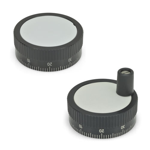 Volante di regolazione - GN 736.1 - Otto Ganter GmbH & Co. KG - pieno / in alluminio / graduato