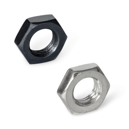 Dado piatto - DIN 8675 - Otto Ganter GmbH & Co. KG - esagonale / acciaio / in acciaio inox