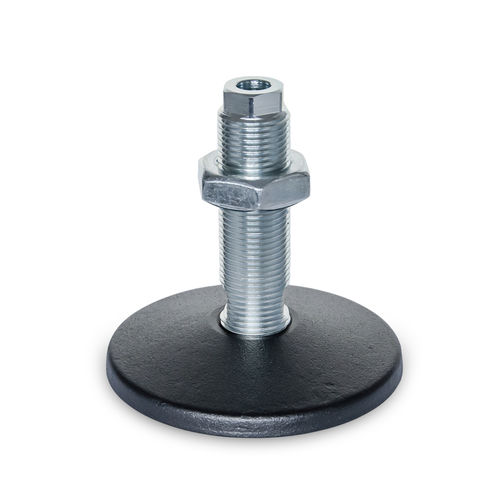 Piede di macchina - GN 37 - Otto Ganter GmbH & Co. KG - in gomma / in acciaio zincato / di livellamento