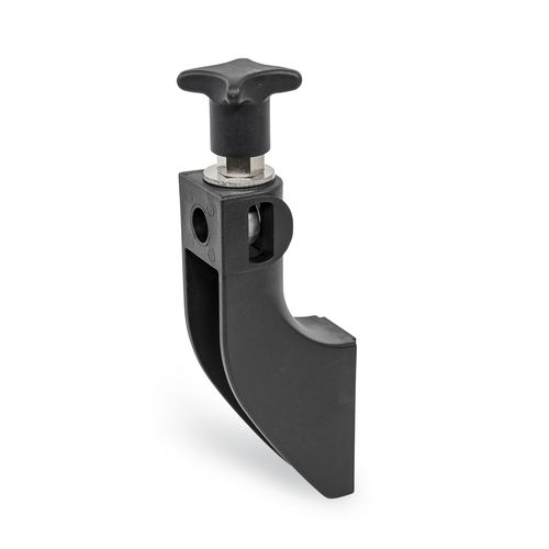 Supporto con guida laterale - GN 6476 - Otto Ganter GmbH & Co. KG - in materia plastica / fisso