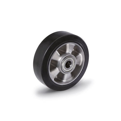 Ruota con fascia - GN 22875 - Otto Ganter GmbH & Co. KG - in alluminio / liscia / in gomma