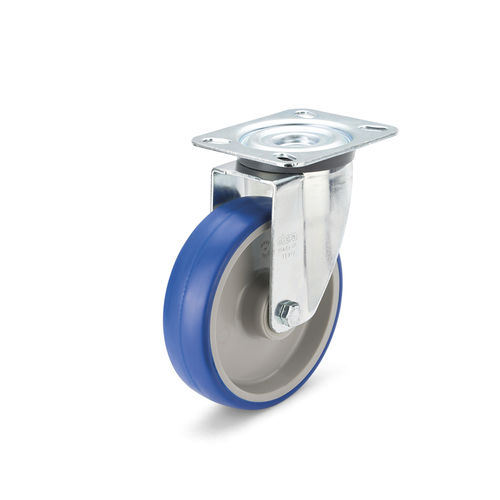 Ruota girevole - GN 22884 - Otto Ganter GmbH & Co. KG - con piastra girevole / per carrello / per carichi medi