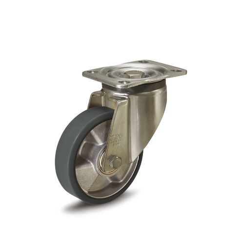 Ruota girevole - GN 22885 - Otto Ganter GmbH & Co. KG - con piastra girevole / per carrello / per carichi medi