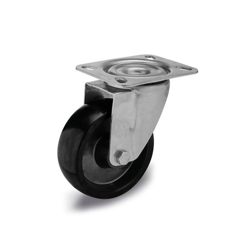 Ruota girevole - GN 22894 - Otto Ganter GmbH & Co. KG - con piastra girevole / per carrello / per carichi medi
