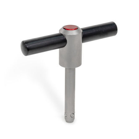 Spina a sgancio rapido in acciaio inossidabile - GN 1131 - Otto Ganter GmbH & Co. KG - con pulsante / con impugnatura a T