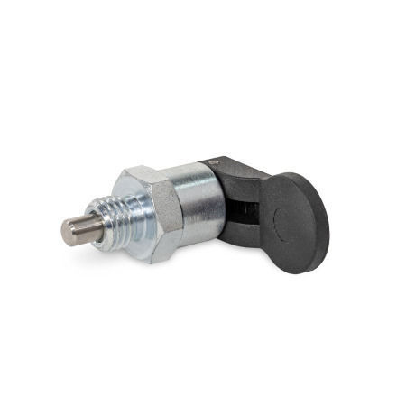 Pistoncino a molla in tecnopolimero - GN 823 - Otto Ganter GmbH & Co. KG - in acciaio zincato / in acciaio inossidabile / bloccabile
