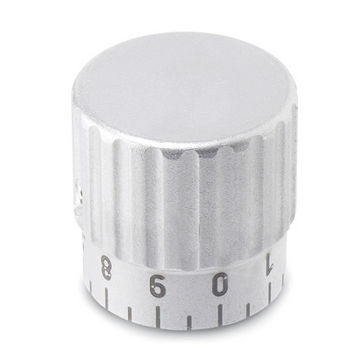 Pulsante di comando zigrinato - GN 436.1 - Otto Ganter GmbH & Co. KG - meccanico con indicatore di posizione
