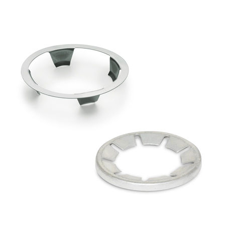 Molla a tazza di compressione - GN 509.3 - Otto Ganter GmbH & Co. KG - conica / in acciaio