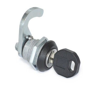 Nottolino a chiave - GN 115.8 - Otto Ganter GmbH & Co. KG - in acciaio inossidabile / rotativo / per porta scorrevoli