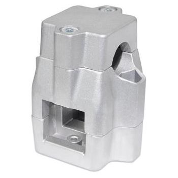 Connettore per tubi quadrato - GN 135 - Otto Ganter GmbH & Co. KG - in alluminio / appoggio centrale