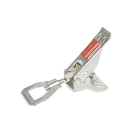 Attrezzo di bloccaggio a uncino - GN 831.2 - Otto Ganter GmbH & Co. KG - in acciaio inossidabile