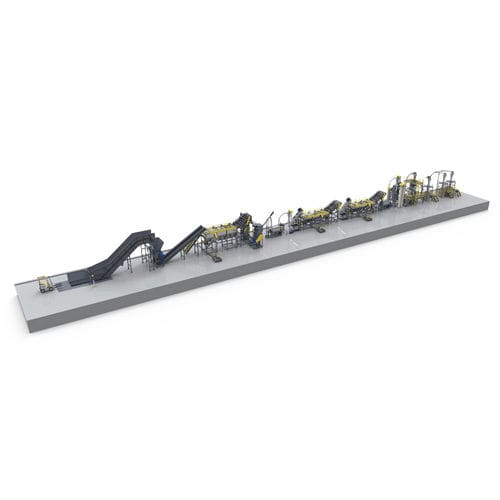 Unità di riciclaggio per HDPE - BORETECH - per PE / per LDPE / con granulazione