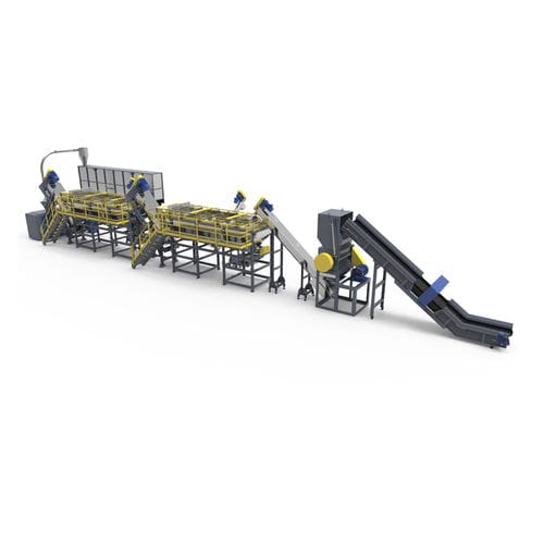 Unità di riciclaggio per PE - BORETECH - per film in plastica / per termoplastici / con granulazione