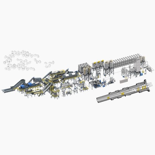 Unità di riciclaggio PET - TL1500-02 - BORETECH - per bottiglie / con lavaggio