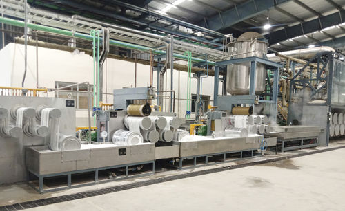 Linea di produzione per materiale non tessuto - 40TPD - BORETECH - per fibra bicomponente / automatica