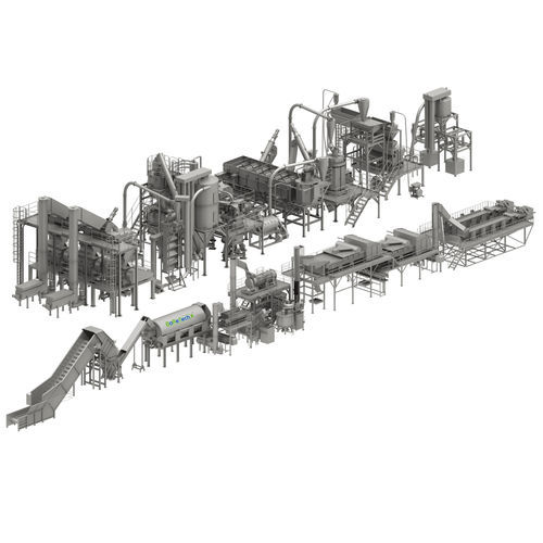 Impianto di riciclaggio per materie plastiche - TL9000-01 - BORETECH - per bottiglie / per l'industria agroalimentare / mediante triturazione