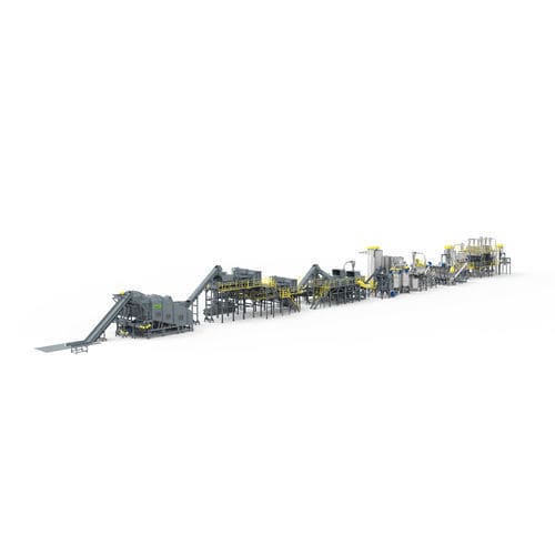 Impianto di riciclaggio PET - BRT-TRAY 01 - BORETECH - per PP / per l'industria agroalimentare / per bottiglie
