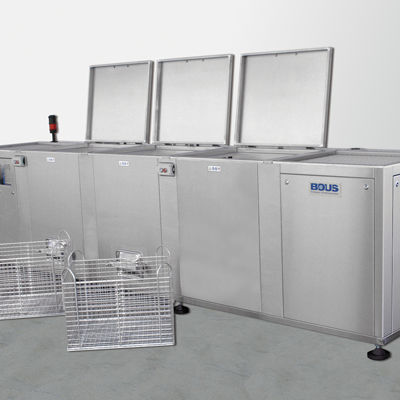 Sistema di pulizia ad ultrasuoni - CeBeCo® - BOUS International Maschinenbau - industriale / in acciaio inossidabile / con risciacquo