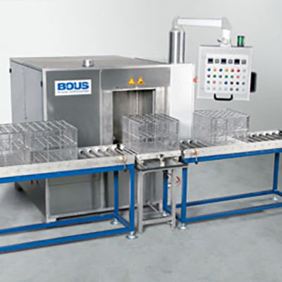Sistema di pulizia a spruzzo - CeBeCo® SECURUS – D “WST-F” - BOUS International Maschinenbau - automatico / di processo / compatto