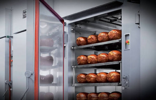 Unità di affumicatura e di cottura per carne - ARQ - maurer-atmos - per salsicce / per l'industria agroalimentare