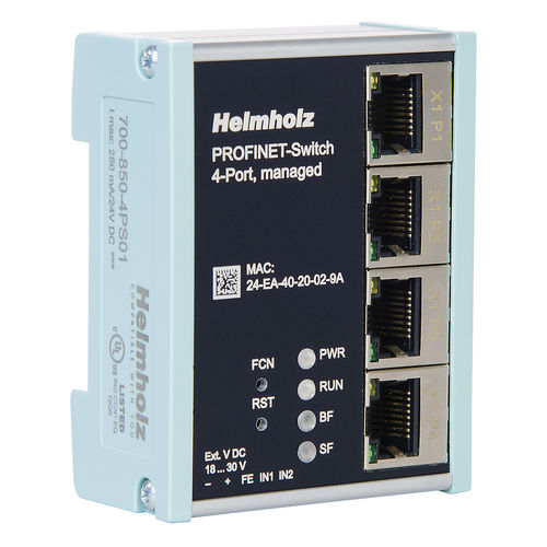 Switch Ethernet gestibile - FLEXtra FLAT - Helmholz GmbH & Co. KG - 8 porte / 5 porte / 4 porte