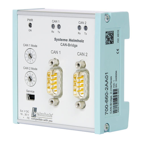 Gateway di comunicazione - 700-660-2AA01 - Helmholz GmbH & Co. KG - Ethernet / CANbus / DeviceNet