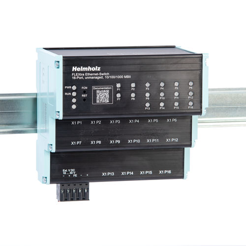 Switch Ethernet non gestibile - FLEXtra STAGE  - Helmholz GmbH & Co. KG - 5 porte / gigabit / ProfiNet