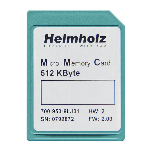 Scheda di memoria micro SIM - 700-953-8LJ31 - Helmholz GmbH & Co. KG - 512 MB / industriale