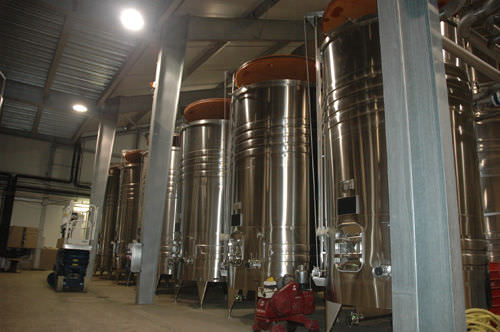 Serbatoio per vino - Intranox - in metallo / di stoccaggio / verticale