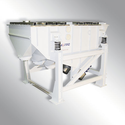 Vaglio per l'industria agroalimentare - AViTEQ Vibrationstechnik GmbH - a vibrazione lineare / per prodotti sfusi / trasportatore a nastro
